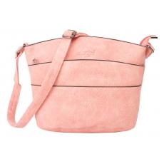 dariya® Umhängetasche mit doppelt Überlappung - rosa