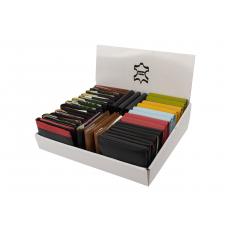 Leder Geldbörsen Display - 30 Stück sortiert Hoch/Querformat