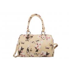 dariya® Bowling Tasche - Printmuster Flowers - PU