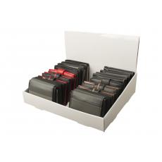 Z-Serie Leder Herren- / Damenbörsen Display - 16 Stück sortiert