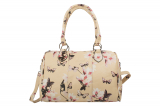 dariya® Bowling Tasche - Printmuster Flowers - PU