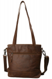 Henkeltasche - Büffel Pull-Up Vintage Leder