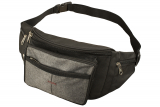 Bauchtasche schwarz/grau
