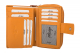 RFID Protection Damenbörse mit RV Münzfach, 13 Kartenfächer - Rind Nappa Leder - orange
