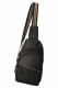 Bodybag Rucksack Schultertasche Crossover Cityrucksack - Rind Leder schwarz