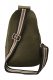 Bodybag Rucksack Schultertasche Crossover Cityrucksack - Rind Leder olive