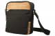 Crossbody Tasche – Canvas mit Büffel Hunter Leder - schwarz/lighttan