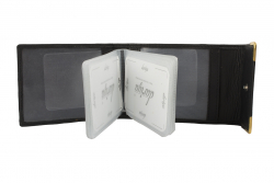 RFID Protection Kreditkartenetui mit Überschlag - 16 Kartenfächer herausnehmbar - Lamm Nappa