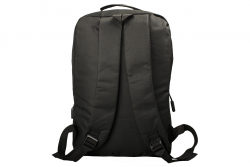 Sportlicher Rucksack mit Laptopfach und Powerbank Anschlussöffnung - schwarz / 300D Oxford fabric