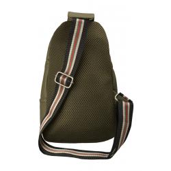 Bodybag Rucksack Schultertasche Crossover Cityrucksack - Rind Leder olive