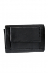 Mini Geldbörse mit doppeltem Scheinfach - Nappa Leder