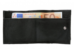 Minibörse - 1 Scheinfach - 1 Kartenfach - Nappa Leder